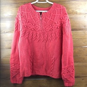 Icelandic Design silk & angora women’s sweater XL